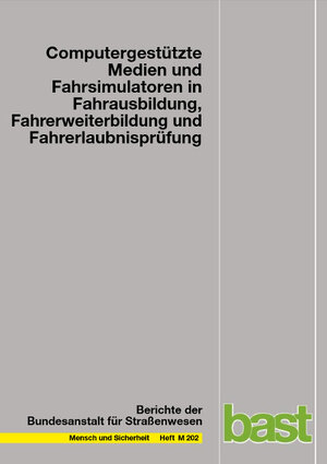 Buchcover Computergestützte Medien und Fahrsimulatoren in Fahrausbildung und Fahrerlaubnisprüfung | Thomas Weiß | EAN 9783865099501 | ISBN 3-86509-950-5 | ISBN 978-3-86509-950-1