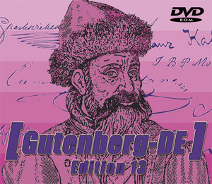 Buchcover Gutenberg-DE Edition 13 DVD-ROM  | EAN 9783865115294 | ISBN 3-86511-529-2 | ISBN 978-3-86511-529-4