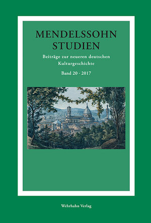 Buchcover Mendelssohn-Studien 20  | EAN 9783865255839 | ISBN 3-86525-583-3 | ISBN 978-3-86525-583-9
