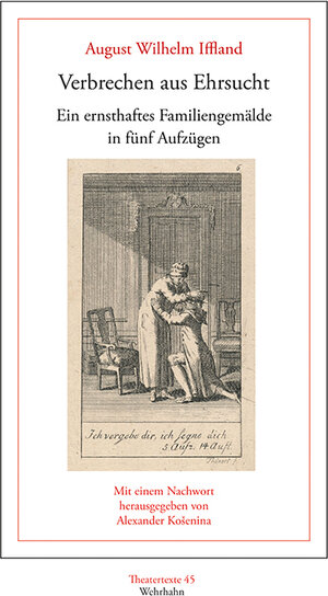 Buchcover Verbrechen aus Ehrsucht | August Wilhelm Iffland | EAN 9783865259738 | ISBN 3-86525-973-1 | ISBN 978-3-86525-973-8