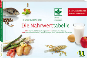 Buchcover Die Nährwerttabelle 2018/2019 | Helmut Heseker | EAN 9783865281616 | ISBN 3-86528-161-3 | ISBN 978-3-86528-161-6