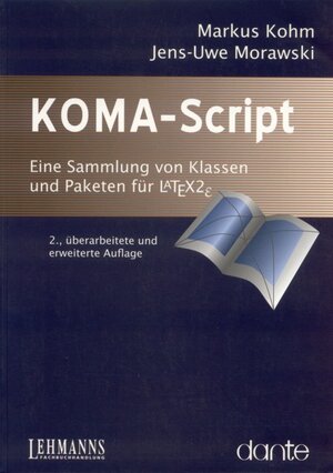 Buchcover KOMA-Script - Die Anleitung | Markus Kohm | EAN 9783865410894 | ISBN 3-86541-089-8 | ISBN 978-3-86541-089-4