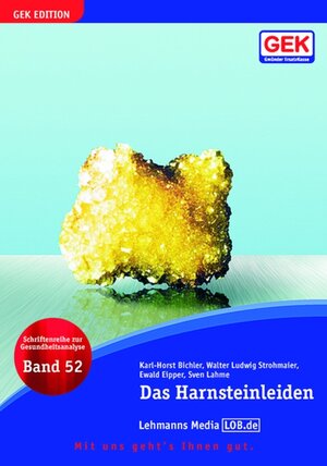 Buchcover Das Harnsteinleiden | Karl H Bichler | EAN 9783865411655 | ISBN 3-86541-165-7 | ISBN 978-3-86541-165-5
