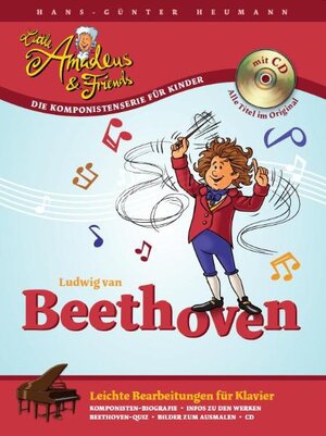 Buchcover Little Amadeus & Friends - Ludwig van Beethoven  | EAN 9783865434500 | ISBN 3-86543-450-9 | ISBN 978-3-86543-450-0