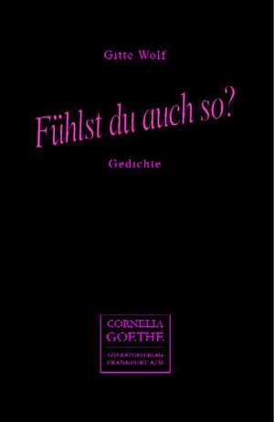 Buchcover Fühlst du auch so? | Gitte Wolf | EAN 9783865481429 | ISBN 3-86548-142-6 | ISBN 978-3-86548-142-9