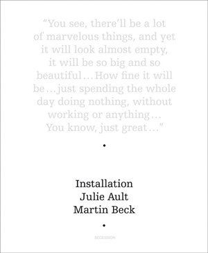 Buchcover Julie Ault. Martin Beck. Installation | Julie Ault | EAN 9783865601353 | ISBN 3-86560-135-9 | ISBN 978-3-86560-135-3