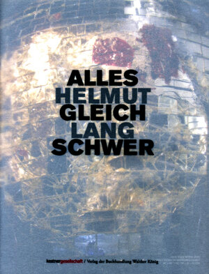 Buchcover Helmut Lang - alles gleich schwer | Helmut Lang | EAN 9783865605412 | ISBN 3-86560-541-9 | ISBN 978-3-86560-541-2