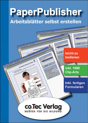 PaperPublisher PRO. CD-ROM für Windows ab 98. Arbeitsblätter selbst erstellen  (Lernmaterialien)