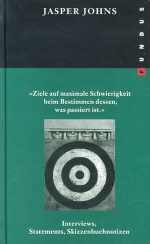 Ziele auf maximale Schwierigkeit beim Bestimmen dessen, was passiert ist. Interviews,Statements, Skizzenbuchnotizen FUNDUS Bd. 146