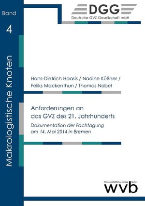 Buchcover Anforderungen an das GVZ des 21. Jahrhunderts | Thomas Nobel | EAN 9783865738158 | ISBN 3-86573-815-X | ISBN 978-3-86573-815-8