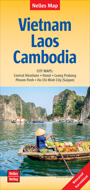 Buchcover Nelles Map Landkarte Vietnam - Laos - Cambodia  | EAN 9783865745484 | ISBN 3-86574-548-2 | ISBN 978-3-86574-548-4