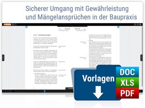 Buchcover Sicherer Umgang mit Gewährleistung und Mängelansprüchen in der Baupraxis  | EAN 9783865869395 | ISBN 3-86586-939-4 | ISBN 978-3-86586-939-5