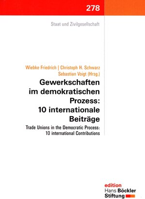 Buchcover Gewerkschaften im demokratischen Prozess: 10 internationale Beiträge  | EAN 9783865931771 | ISBN 3-86593-177-4 | ISBN 978-3-86593-177-1
