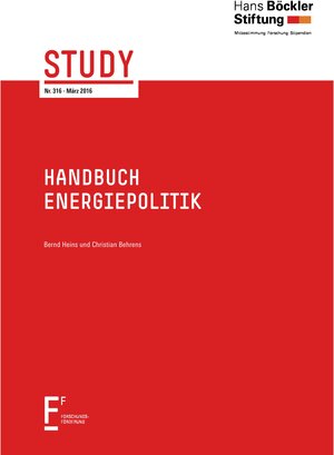 Buchcover Handbuch Energiepolitik | Bernd Heins | EAN 9783865932235 | ISBN 3-86593-223-1 | ISBN 978-3-86593-223-5