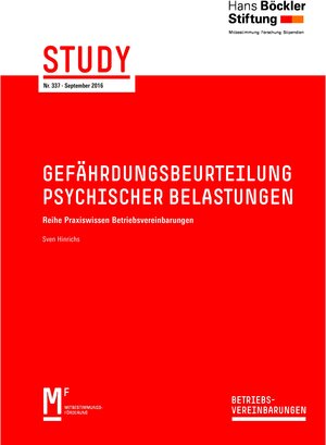 Buchcover Gefährdungsbeurteilung psychischer Belastungen | Sven Hinrichs | EAN 9783865932457 | ISBN 3-86593-245-2 | ISBN 978-3-86593-245-7