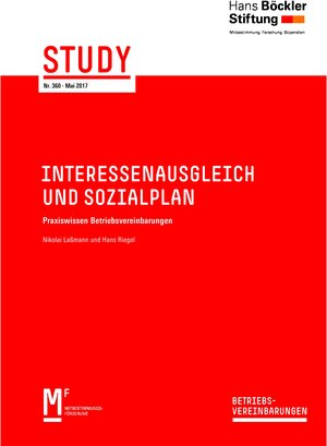 Buchcover Interessenausgleich und Sozialplan | Nikolai Laßmann | EAN 9783865932624 | ISBN 3-86593-262-2 | ISBN 978-3-86593-262-4
