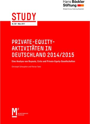 Buchcover Private-Equity-Aktivitäten in Deutschland 2014/2015 | Christoph Scheuplein | EAN 9783865932662 | ISBN 3-86593-266-5 | ISBN 978-3-86593-266-2