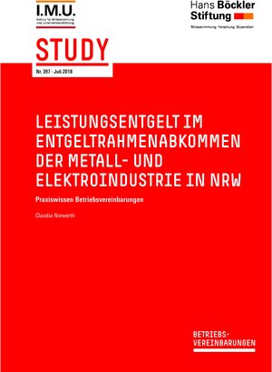 Buchcover Leistungsentgelt im Entgeltrahmenabkommen der Metall- und Elektroindustrie in NRW | Claudia Niewerth | EAN 9783865933096 | ISBN 3-86593-309-2 | ISBN 978-3-86593-309-6