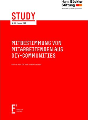 Buchcover Mitbestimmung von Mitarbeitenden aus DIY-Communities | Patricia Wolf | EAN 9783865933546 | ISBN 3-86593-354-8 | ISBN 978-3-86593-354-6