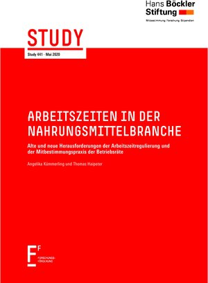 Buchcover Arbeitszeiten in der Nahrungsmittelbranche | Angelika Kümmerling | EAN 9783865933577 | ISBN 3-86593-357-2 | ISBN 978-3-86593-357-7