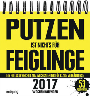 Buchcover Putzen ist nichts für Feiglinge (2017) | Nicole C. Karafyllis | EAN 9783865993182 | ISBN 3-86599-318-4 | ISBN 978-3-86599-318-2