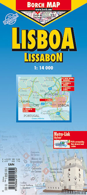 Lissabon / Lisboa 1 : 14 000 (Borch Map)