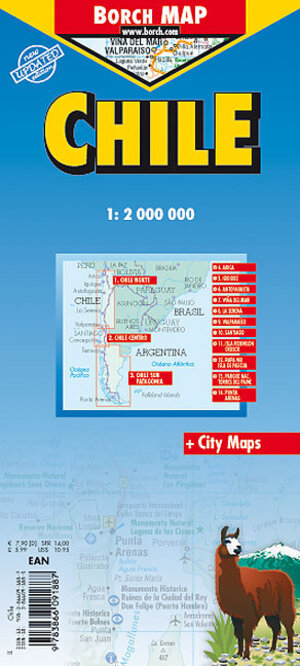 Chile 1 : 2 000 000 (Borch Map)