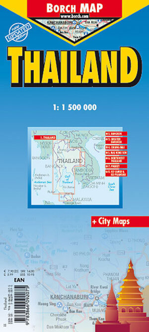 Thailand 1 : 1 500 000 (Borch Map)