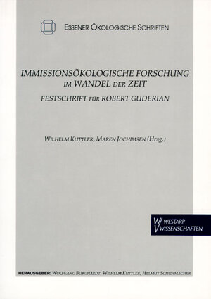 Buchcover Immissionsökologische Forschung im Wandel der Zeit  | EAN 9783866170605 | ISBN 3-86617-060-2 | ISBN 978-3-86617-060-5