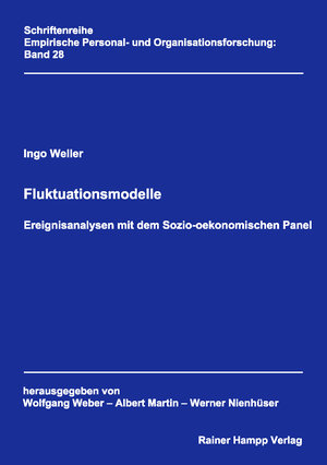 Buchcover Fluktuationsmodelle | Ingo Weller | EAN 9783866181205 | ISBN 3-86618-120-5 | ISBN 978-3-86618-120-5
