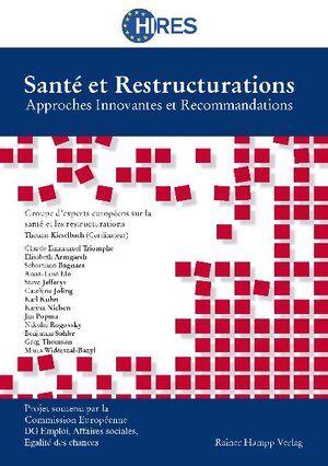 Buchcover Santé et Restructurations | Thomas Kieselbach | EAN 9783866183827 | ISBN 3-86618-382-8 | ISBN 978-3-86618-382-7