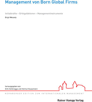 Buchcover Management von Born Global Firms | Birgit Wessely | EAN 9783866184299 | ISBN 3-86618-429-8 | ISBN 978-3-86618-429-9