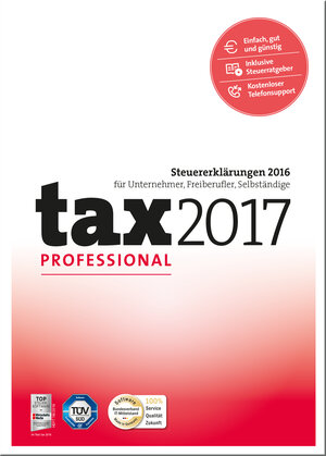 Buchcover tax 2017 Professional  | EAN 9783866217232 | ISBN 3-86621-723-4 | ISBN 978-3-86621-723-2