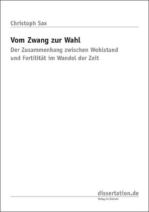 Buchcover Vom Zwang zur Wahl | Christoph Sax | EAN 9783866242067 | ISBN 3-86624-206-9 | ISBN 978-3-86624-206-7
