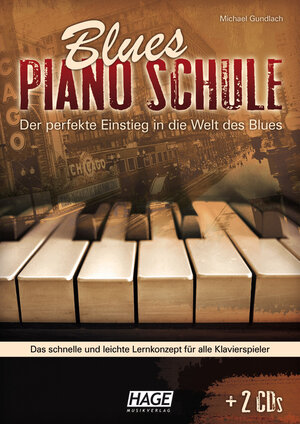 Buchcover Blues Piano Schule mit 2 CDs | Michael Gundlach | EAN 9783866262775 | ISBN 3-86626-277-9 | ISBN 978-3-86626-277-5