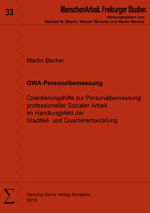 Buchcover GWA-Personalbemessung | Martin Becker | EAN 9783866285767 | ISBN 3-86628-576-0 | ISBN 978-3-86628-576-7