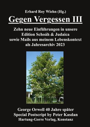 Buchcover Gegen Vergessen III  | EAN 9783866288126 | ISBN 3-86628-812-3 | ISBN 978-3-86628-812-6
