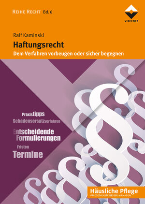 Buchcover Haftungsrecht | Ralf Kaminski | EAN 9783866303706 | ISBN 3-86630-370-X | ISBN 978-3-86630-370-6