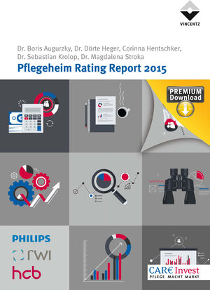 Buchcover Pflegeheim Rating Report 2015 - Premiumdownload | Boris Augurzky | EAN 9783866304710 | ISBN 3-86630-471-4 | ISBN 978-3-86630-471-0