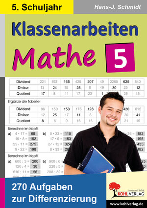 Buchcover Klassenarbeiten MATHE / Klasse 5 | Hans-J. Schmidt | EAN 9783866320475 | ISBN 3-86632-047-7 | ISBN 978-3-86632-047-5