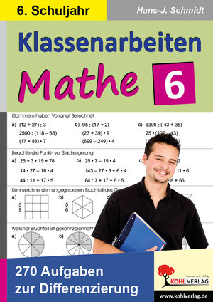 Buchcover Klassenarbeiten MATHE / Klasse 6 | Hans-J. Schmidt | EAN 9783866320482 | ISBN 3-86632-048-5 | ISBN 978-3-86632-048-2