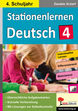 Buchcover Stationenlernen Deutsch / Klasse 4 | Daniela Scherf | EAN 9783866320628 | ISBN 3-86632-062-0 | ISBN 978-3-86632-062-8
