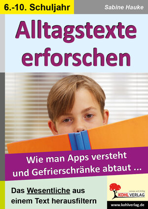 Buchcover Alltagstexte erforschen | Sabine Hauke | EAN 9783866320741 | ISBN 3-86632-074-4 | ISBN 978-3-86632-074-1