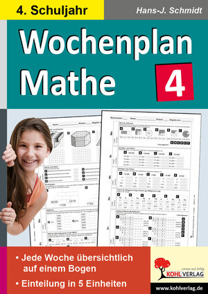 Buchcover Wochenplan Mathe / Klasse 4 | Hans-J. Schmidt | EAN 9783866320956 | ISBN 3-86632-095-7 | ISBN 978-3-86632-095-6