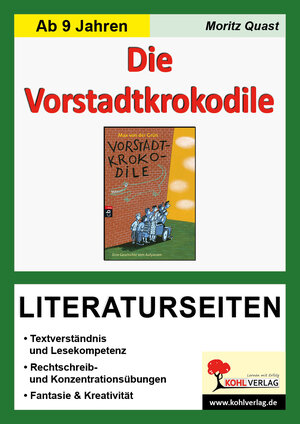 Buchcover Die Vorstadtkrokodile - Literaturseiten | Moritz Quast | EAN 9783866321267 | ISBN 3-86632-126-0 | ISBN 978-3-86632-126-7