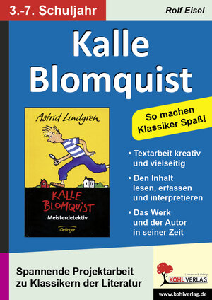 Buchcover Kalle Blomquist | Rolf Eisel | EAN 9783866322073 | ISBN 3-86632-207-0 | ISBN 978-3-86632-207-3