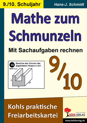 Buchcover Mathe zum Schmunzeln - Sachaufgaben, 9.-10. Schuljahr | Hans J Schmidt | EAN 9783866322523 | ISBN 3-86632-252-6 | ISBN 978-3-86632-252-3
