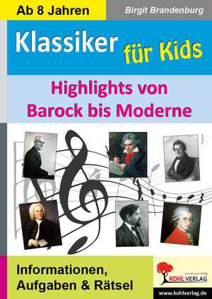 Buchcover Klassiker für Kids | Birgit Brandenburg | EAN 9783866323315 | ISBN 3-86632-331-X | ISBN 978-3-86632-331-5