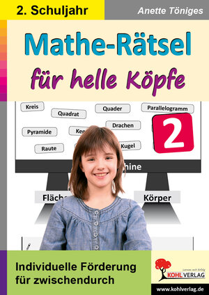Buchcover Mathe-Rätsel für helle Köpfe / Klasse 2 | Anette Töniges | EAN 9783866323698 | ISBN 3-86632-369-7 | ISBN 978-3-86632-369-8