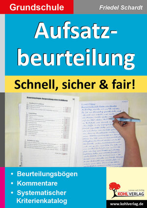 Buchcover Aufsatzbeurteilung in der Grundschule | Friedel Schardt | EAN 9783866323865 | ISBN 3-86632-386-7 | ISBN 978-3-86632-386-5